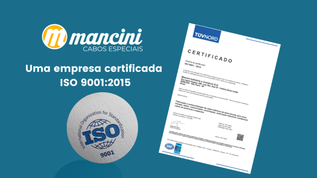 ISO 9001 MANCINI CABOS ESPECIAIS