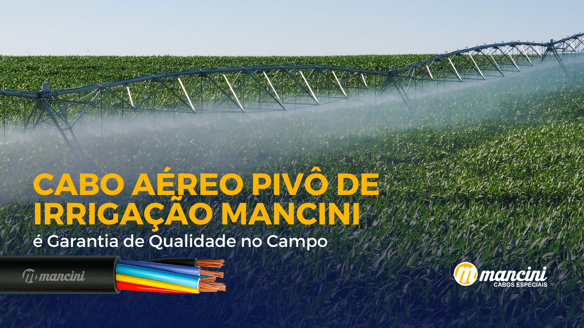 Cabo Aéreo Pivô de Irrigação Mancini