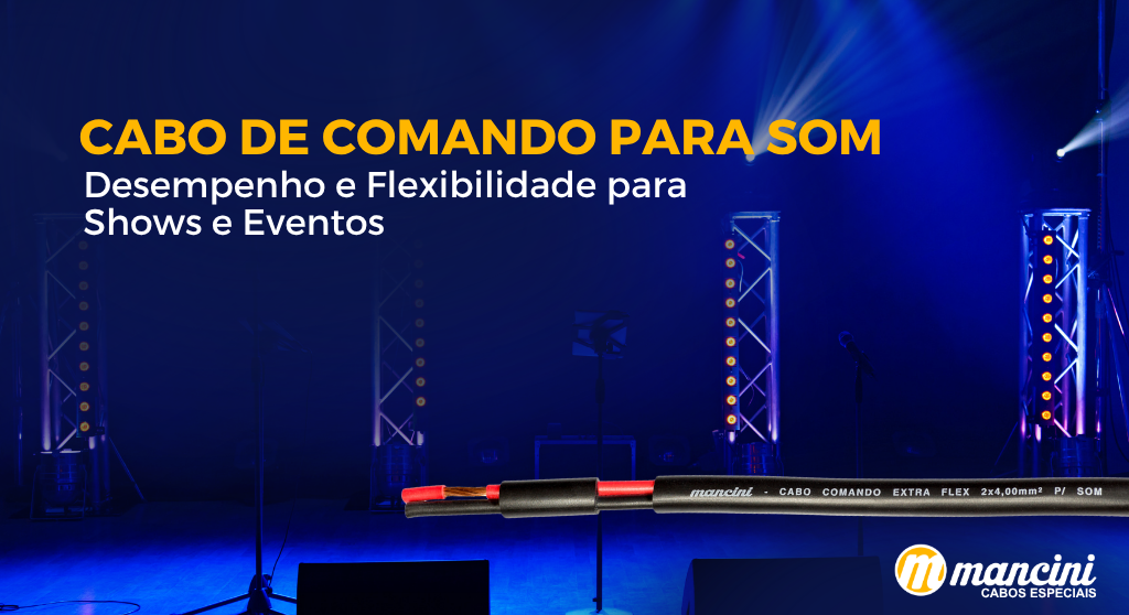 Cabo Comando para Som Mancini: Desempenho e Flexibilidade para seus Shows e Eventos
