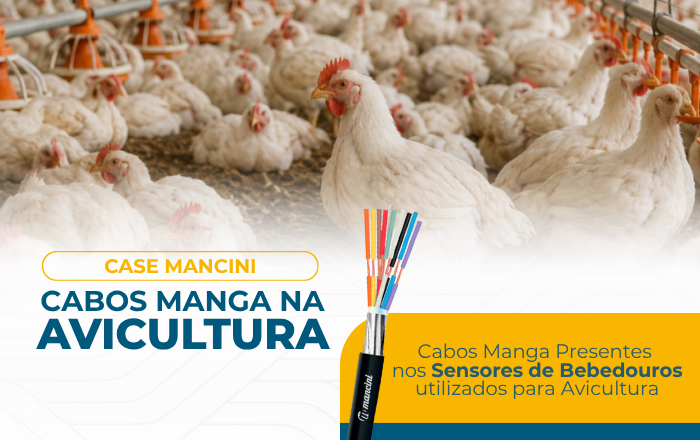 CABOS MANGA MANCINI EM SENSORES PARA AVICULTURA
